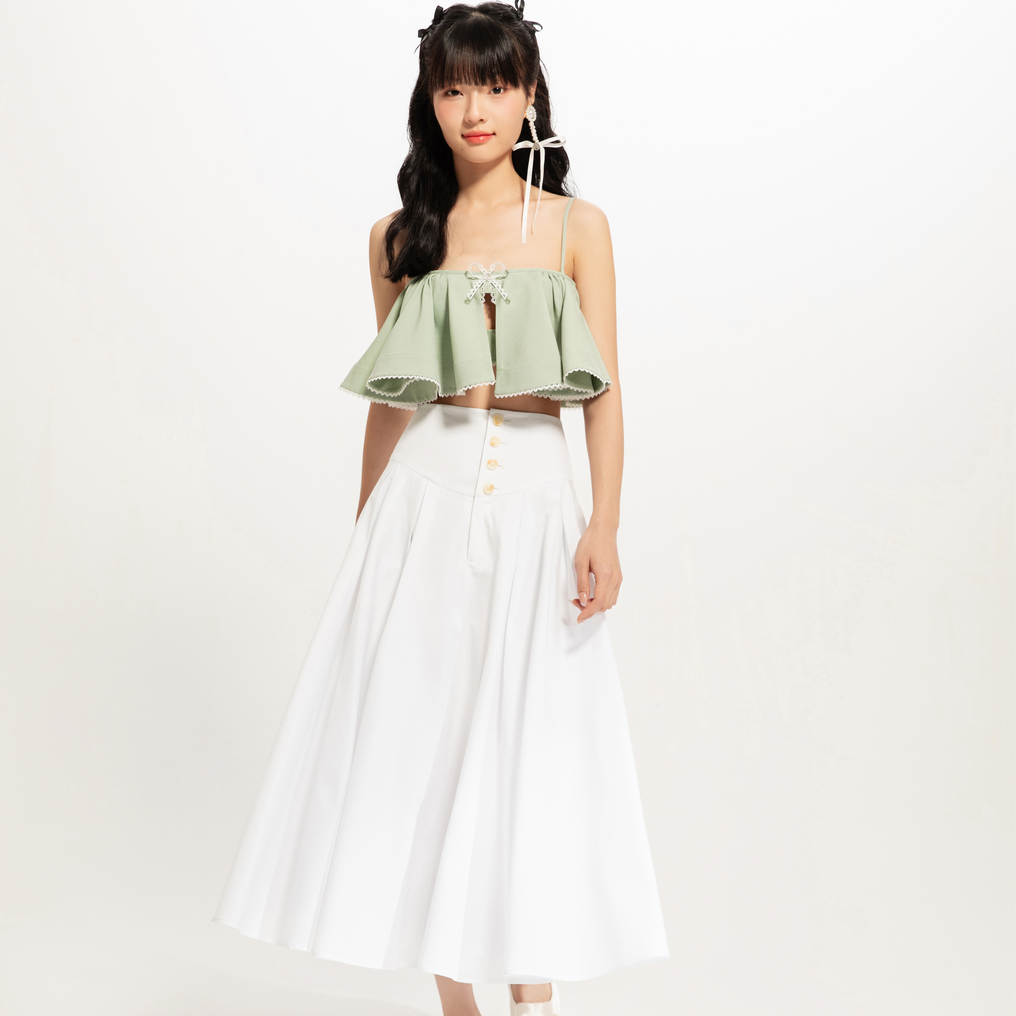 Scarlette Midi Cotton Skirt