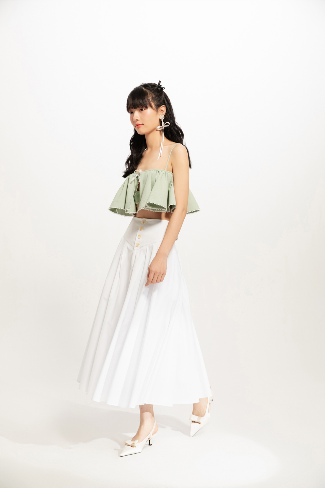 Scarlette Midi Cotton Skirt