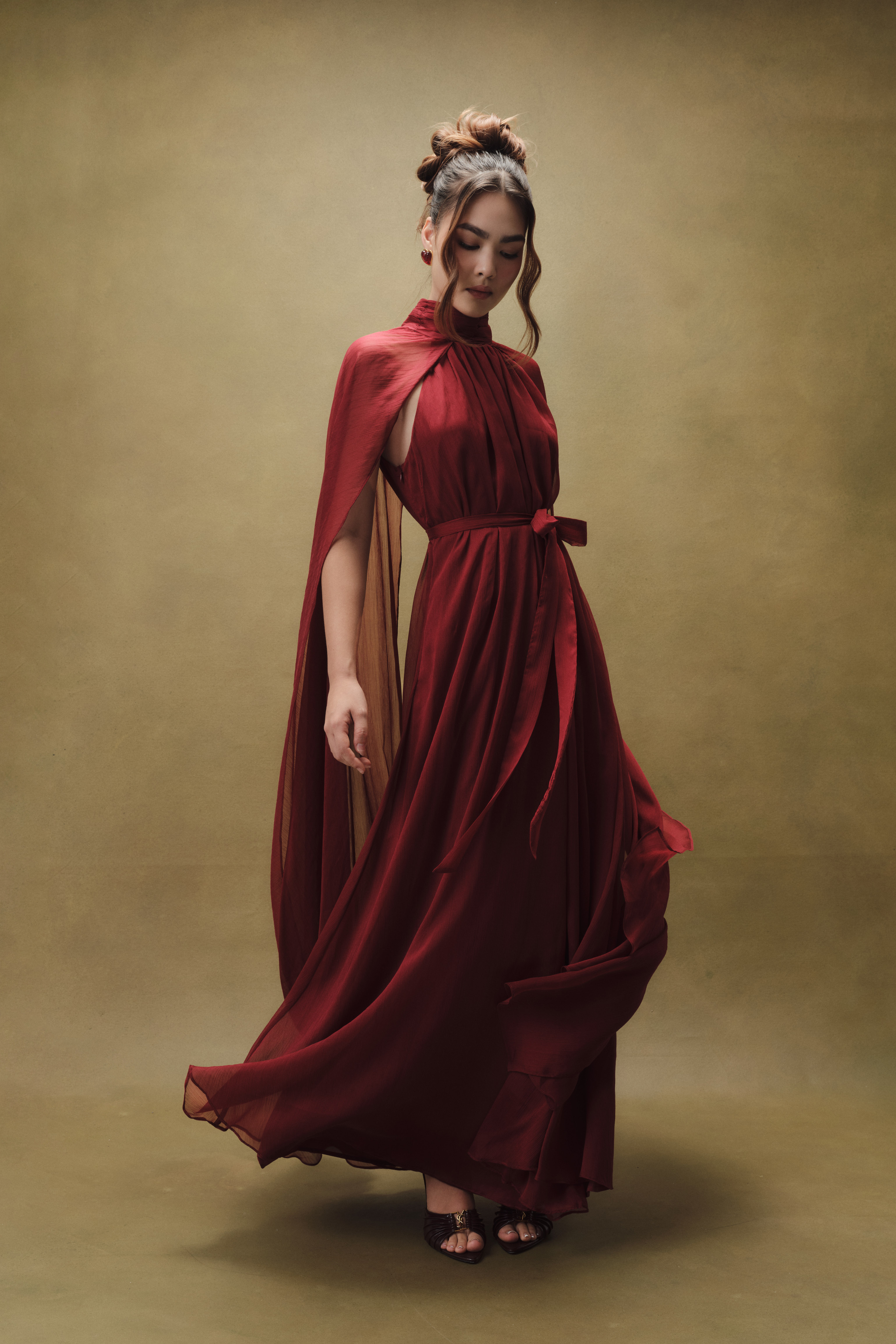 nocturne red dress Nocturne Velvet & Lace Siren Gown Gothic Maxi Dress